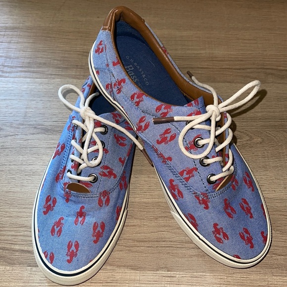 Bass Canvas Lobster Navigate Critter Sneaker, Size 7 - Picture 1 of 6